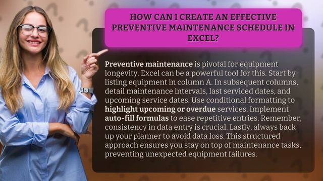 How Can I Create an Effective Preventive Maintenance Schedule in Excel? смотреть онлайн