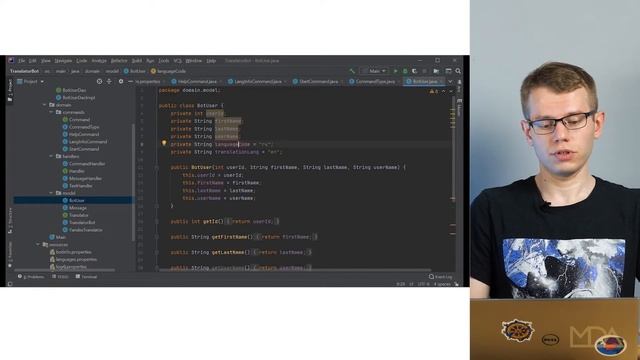 Программируем чат-бота на Java смотреть онлайн