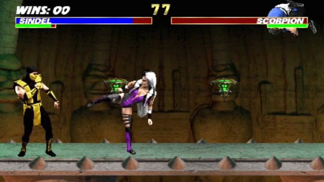 Ultimate Mortal Kombat 3 Arcade Sindel Playthrough @720p 60fps смотреть онлайн