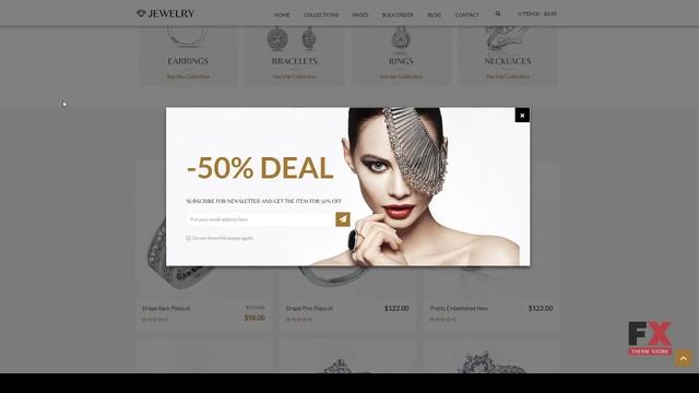 Jewelry - Responsive Opencart 2.3 $ 3.x Theme Callahan Jayden смотреть онлайн