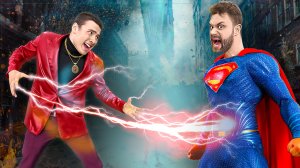 Супергерой VS Cуперзлодей ! // Луномосик