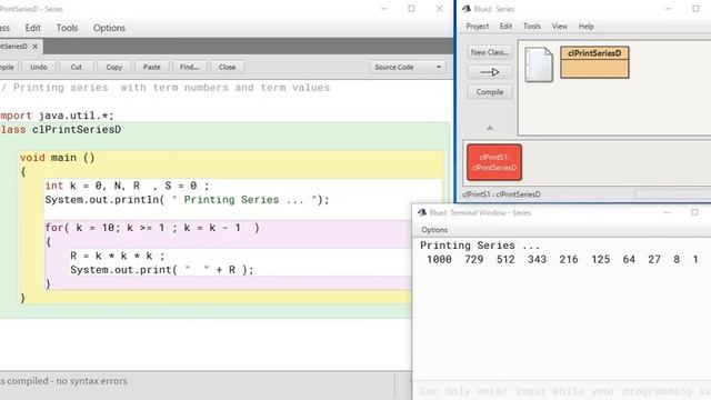 Java Series using Loop D смотреть онлайн