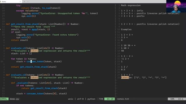 Building a Reverse Polish Notation (RPN) Evaluator in Python смотреть онлайн