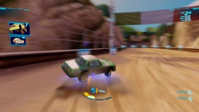Cars 2: The Video Game | Chick Hicks - Harbor Sprint | WhitePotatoYT! смотреть онлайн