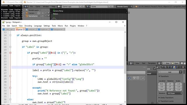 BGE - GUI Modular - 02. Label смотреть онлайн