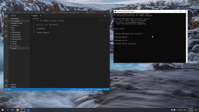 Typescript cơ bản 06 - Tuple смотреть онлайн