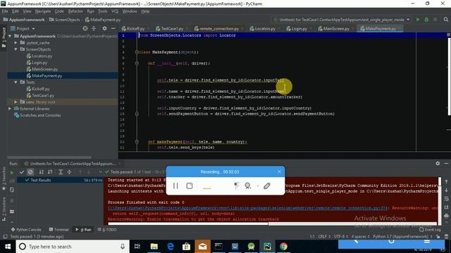 Creating Python Appium Framework from Scratch - Part 2 - Reusable Screen Objects смотреть онлайн