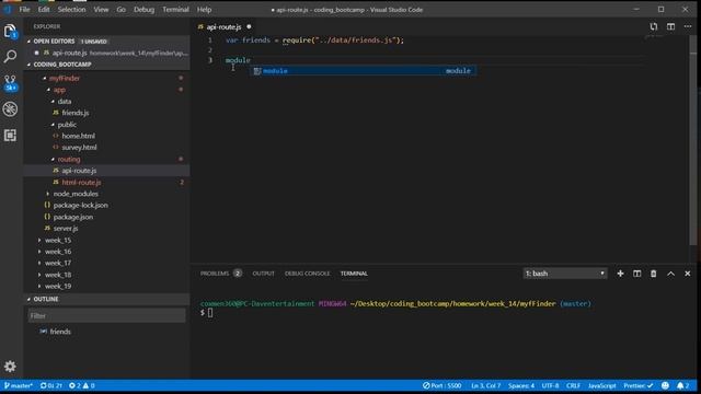 Express Tutorial - Node.js Friend Finder смотреть онлайн