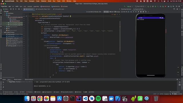How to code scrollable tabs pager with Jetpack Compose and Kotlin. смотреть онлайн