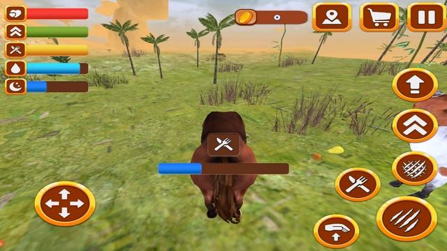 ?Wild Mustang Horse Simulator-Дикий Мустанг Симулятор лошади-Android смотреть онлайн