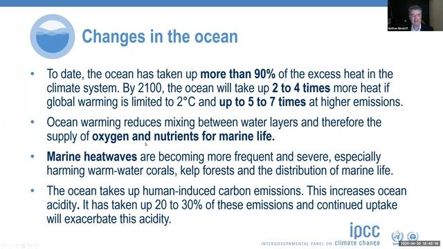 Oceans, Ice & Climate Change: An IPCC Update смотреть онлайн
