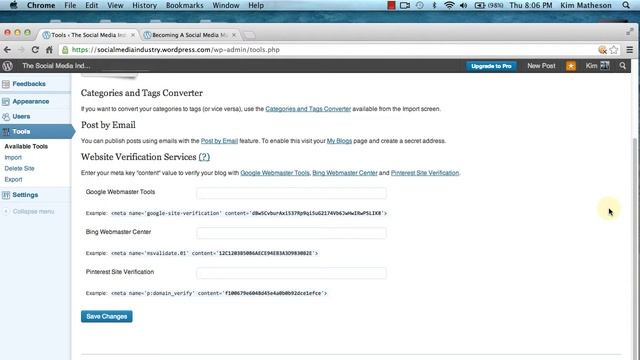 How To Use Webmaster Tools In Wordpress Video 39 смотреть онлайн