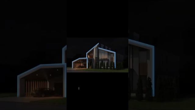 Процесс создания дизайна фасадного освещения частного дома в Подмосковье от нашей студии смотреть онлайн