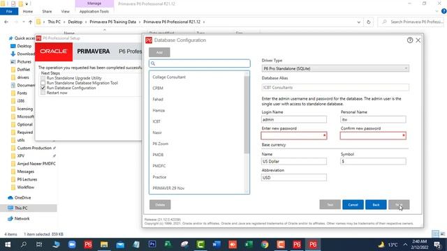 How to Install Primavera P6 Professional R21.12 I Primavera P6 Installation #primavera #p6 смотреть онлайн