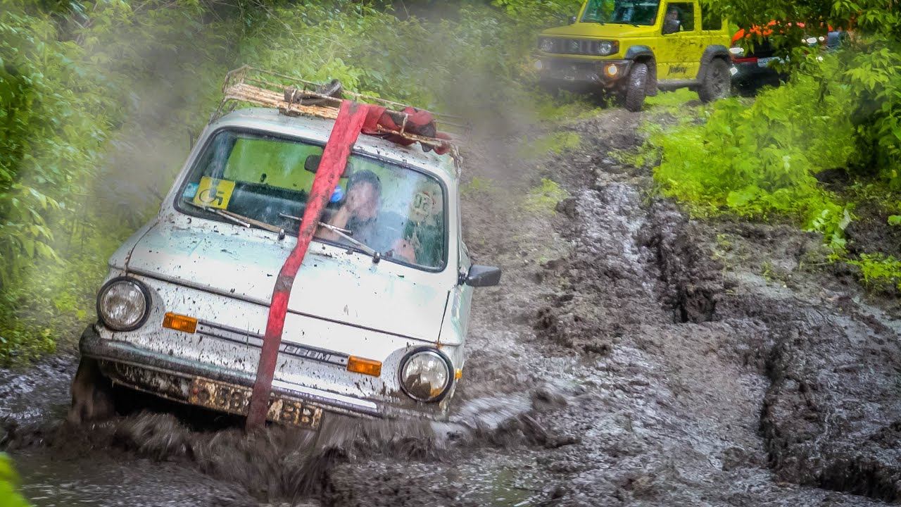 ГОТОВЬТЕ ВАЛИДОЛ! ПАЦАН на ЗАПОРОЖЦЕ РАССТРОИЛ внедорожники на бездорожье! смотреть онлайн