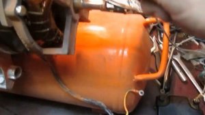 Компрессор ПАТРИОТ, ремонт электромотора.