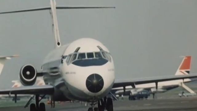 SAS McDonnell Douglas DC-9-41 SE-DBT "Agne Viking" at Moscow Sheremetyevo Airport, 1977 смотреть онлайн