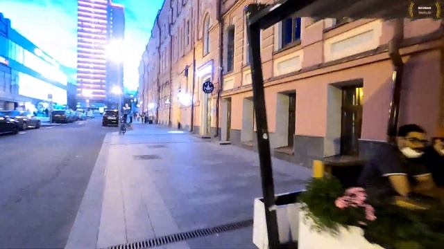 Night Life Front Of My Hostel | My Hostel In Moscow Russia