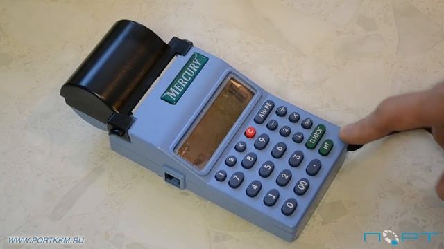 Пробитие чека на кассовом аппарате Меркурий 180К смотреть онлайн