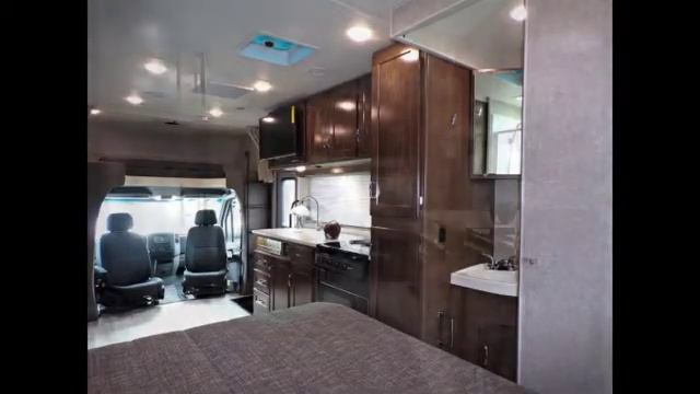 2020 Winnebago Porto 24P Full Wall Slide Mercedes Turbo Diesel Cab Over Loft Bed 480p