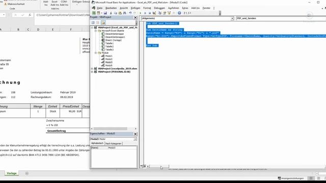 Excel VBA I Excel als PDF und automatisch als Mail verschicken I Excelpedia смотреть онлайн