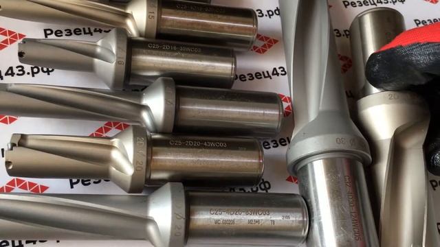 Корпусные сверла со сменными пластинами WC** смотреть онлайн