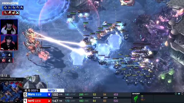 [2022 GSL Season 2] Ro.10 | Группа A | Матч 1: Maru (T) vs. herO (P) смотреть онлайн
