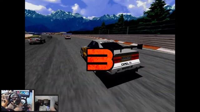 Sega Touring Car Championship Arcade | Opel Calibra Touring Car | Gameplay Steering Wheel + Shifter смотреть онлайн