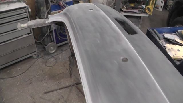 Nissan Almera, замена панели задка, ремонт бампера. смотреть онлайн