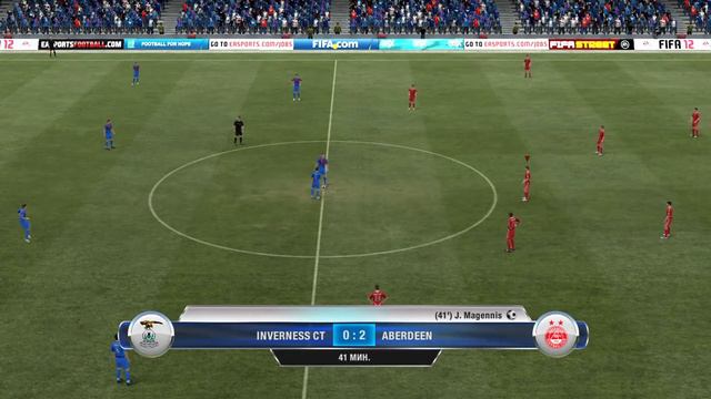 FIFA12. #27. Матч против Iverness смотреть онлайн