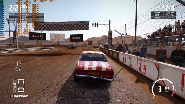 Wreckfest Xeon e5 2620v3 High settings смотреть онлайн