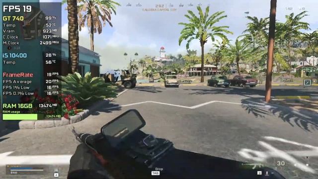 GT 740 | COD Warzone - 1080p, 900p, 720p, 1024x768, 800x600 смотреть онлайн