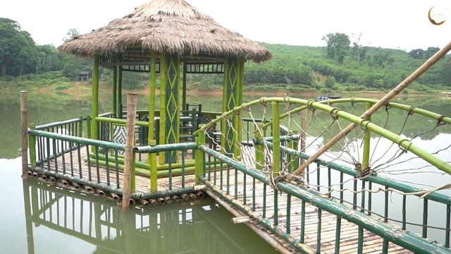 Technical, Ways To Repare Bamboo Hexagonal Roof - House Painting Process, Bamboo Bridge In The Lake