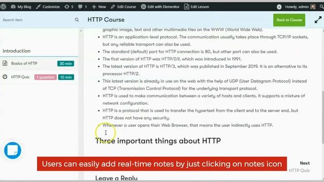 LearnPress LMS Notes - Extend LearnPress Plugin Functionality to Create Real-Time Notes for Courses смотреть онлайн