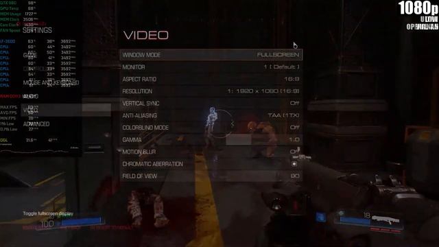 DOOM (2016) | 1080p | (GTX 960 | i7-2600 | 16 GB RAM) смотреть онлайн