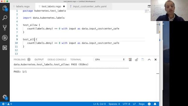 OPA policy for Kubernetes label management смотреть онлайн