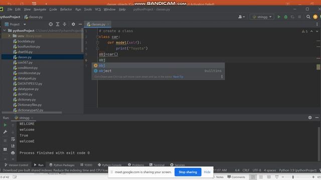 Create class, Single inheritance and multiple inheritance in python смотреть онлайн