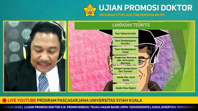 Ujian Sidang Terbuka Doktor Pendidikan IPS : TEUKU HASAN BASRI смотреть онлайн