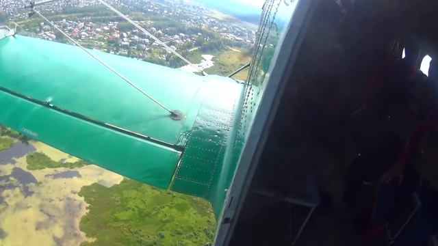 Прыжки с парашютом со сверхмалой высоты. Аэроклуб Порошино, Киров. смотреть онлайн