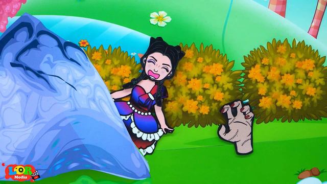 Cartoon -  Paper Diy Poor And Rich Mother And Twins Daughter Rapunzel - Rapunzel Compilation 놀이 종이