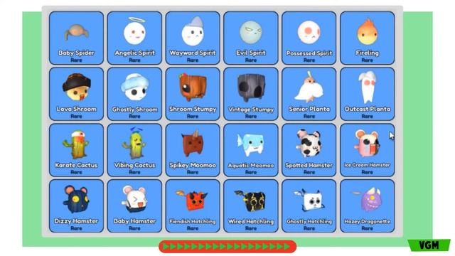 Collect All Pets List of Pets! Secret Codes! Damage Chart! Collect All Pets Roblox! смотреть онлайн