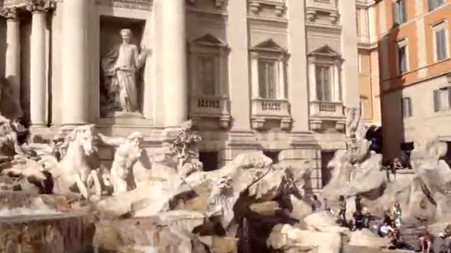 Рим, фонтан де Треви смотреть онлайн
