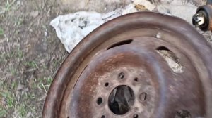 пресс подборщик установка жигулевских колес часть 2