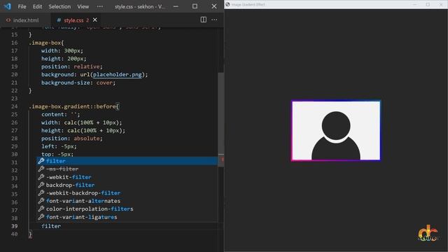 Image Gradient Effect | HTML CSS | Sekhon Design & Code смотреть онлайн
