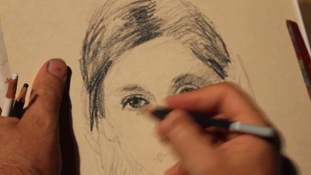 Tutorial: how to draw a portrait - Drawing - Visual Art Form смотреть онлайн