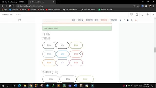 Itsy : Free Bootstrap 4 HTML5 Personal Blog Website Template смотреть онлайн