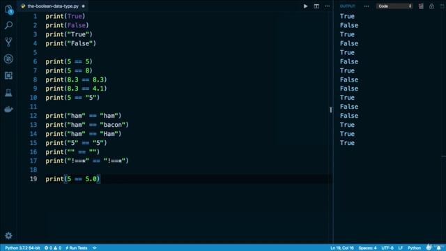 Python Programming Tutorial # 18 | Python Booleans || The Equality || Python Boolean - English смотреть онлайн