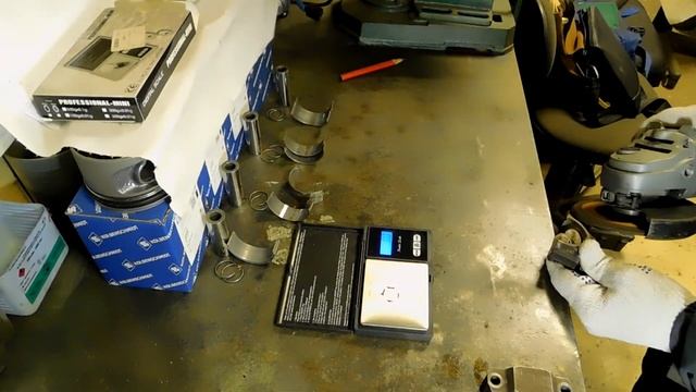 Развесовка шатунно - поршневой группы. Своими руками. смотреть онлайн