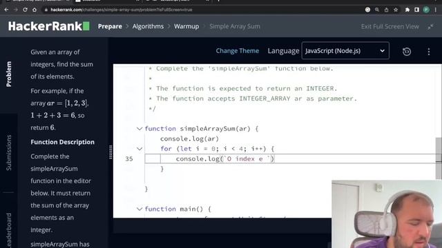 HackerRank #2 (Algoritmos) - JavaScript (Node) смотреть онлайн