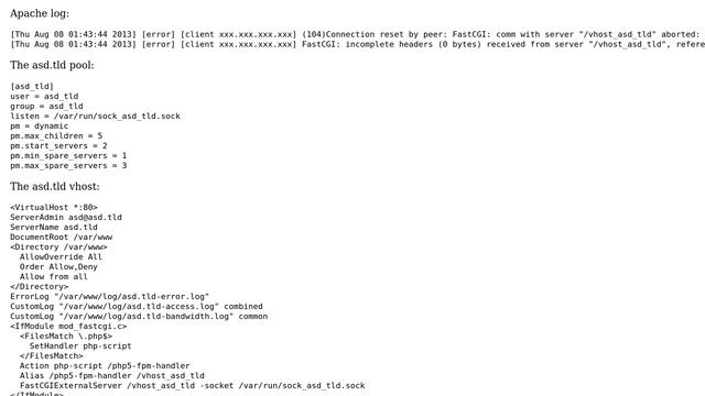 DevOps & SysAdmins: PHP5-FPM reload from web browser: Internal server error 500 смотреть онлайн